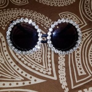Black studded sunglass